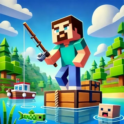 Noob fun fishing - Free Unblocked Game