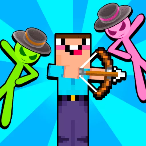 Noob vs Stickman Zombies - Free Unblocked Game