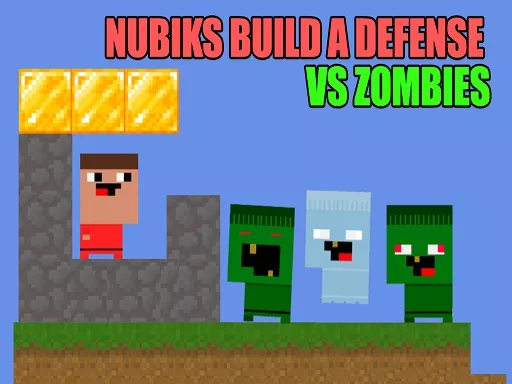 Nubiks build a defense vs zombies - Free Unblocked Game