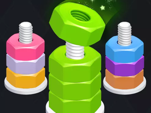 nuts puzzle:color sort - Free Unblocked Game