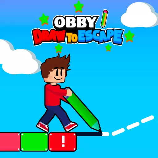 Obby Draw to Escape - Free Unblocked Game