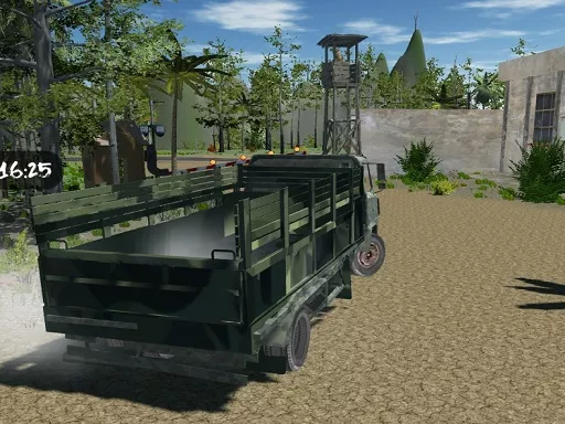 Offroad Truck Army Driving - Free Unblocked Game