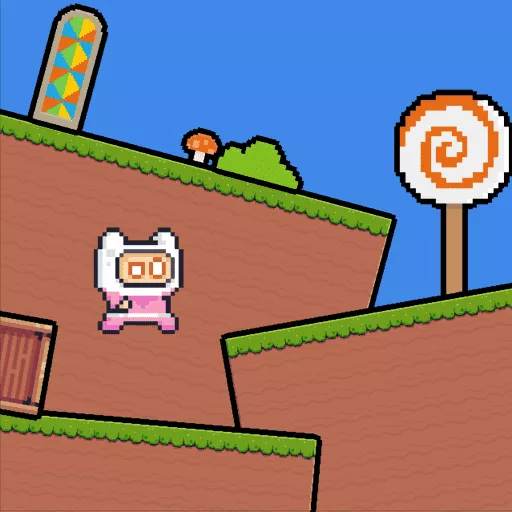 Pink Rush Speedrun Platformer - Free Unblocked Game