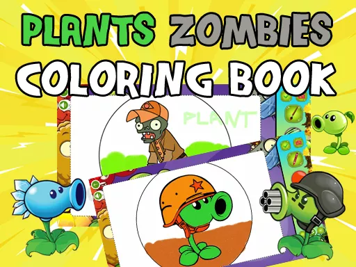 Plants vs Zombies Coloring - Free Unblocked Game