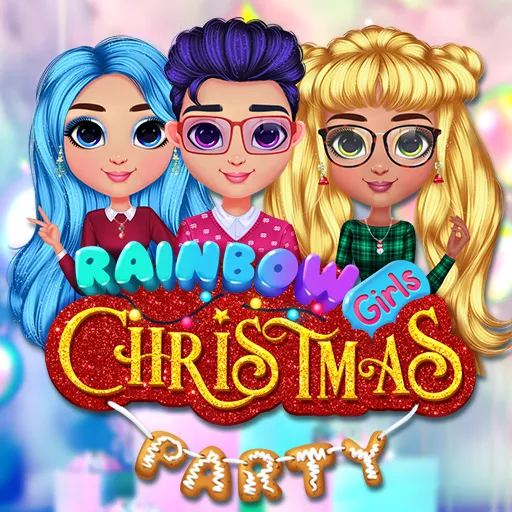 Rainbow Girls Christmas Party - Free Unblocked Game