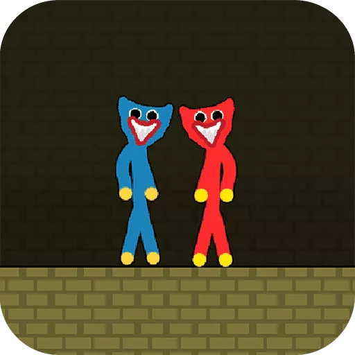 Red and Blue Stickman Huggy - Free Unblocked Game