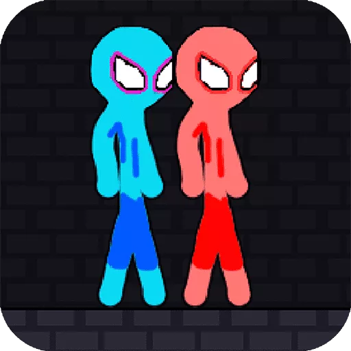 Red and Blue Stickman Rope - Free Unblocked Game