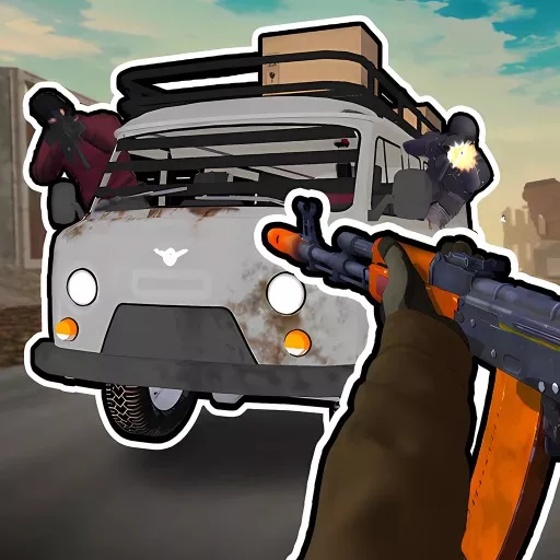 Road Chase. Shooter Realistic Guns - Free Unblocked Game