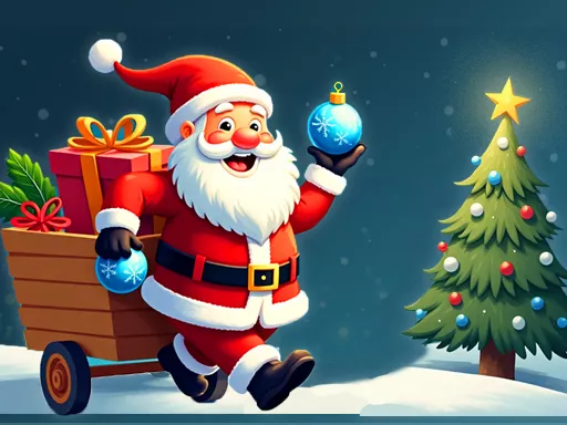 Santa: The Magic of Tree Decorating - Free Unblocked Game