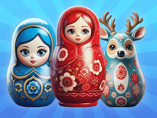 Sort by Matryoshka Shelves! - Free Unblocked Game