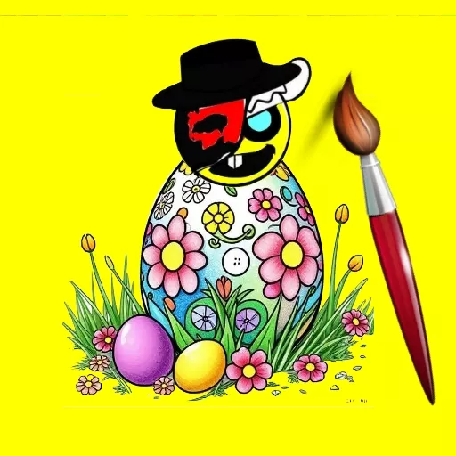 Sprunki Easter Coloring - Free Unblocked Game