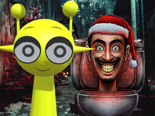 Sprunki in Backrooms Christmas Skibidi Terrors - Free Unblocked Game