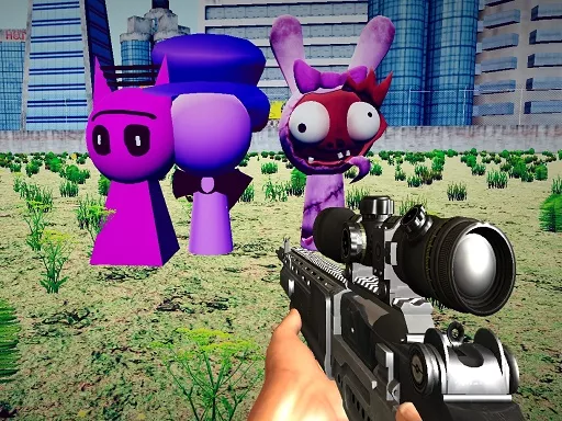 Sprunki Sniper Squid Game - Free Unblocked Game