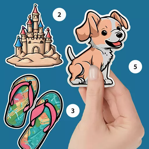 Sticker Book Puzzle Color By Number - Free Unblocked Game