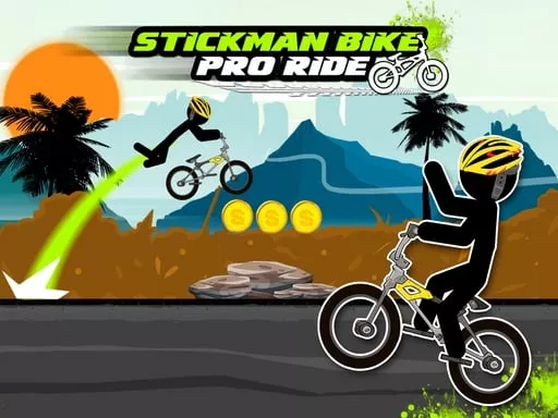 Stickman Bike : Pro Ride - Free Unblocked Game