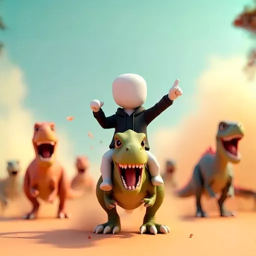 Stickman: Dinosaur arena - Free Unblocked Game