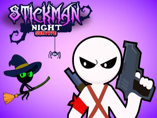Stickman Night Survive - Free Unblocked Game