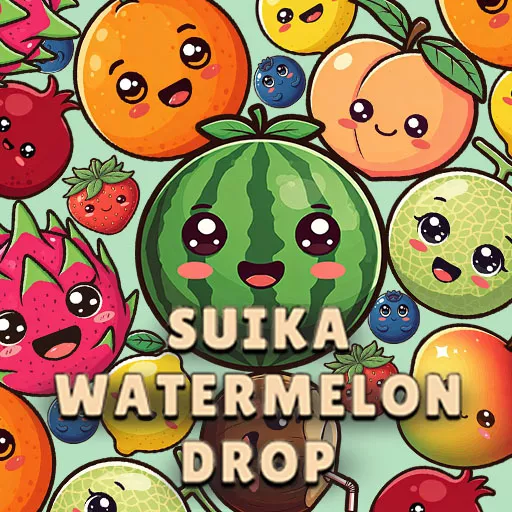 SUIKA WATERMELON DROP - Free Unblocked Game