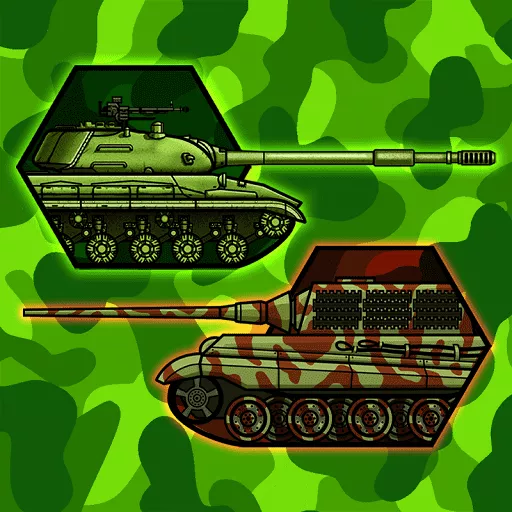 Tanks 2D War and Heroes - Free Unblocked Game