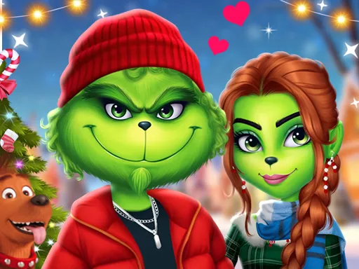 The Grench Couple Holiday Dress up - Free Unblocked Game