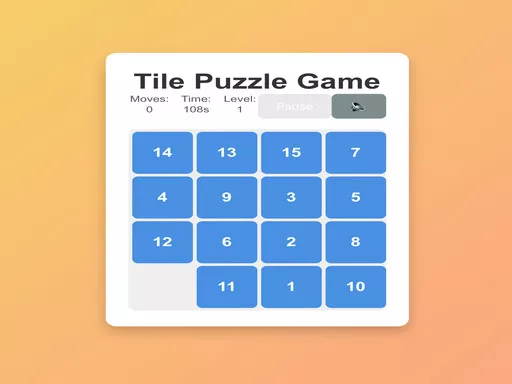 Tile Puzzle Game - Free Unblocked Game
