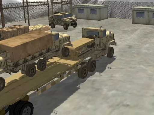 Transport Army vehicle truck driving - Free Unblocked Game
