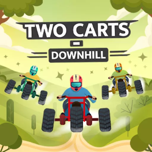 Two Carts - Downhill - Free Unblocked Game