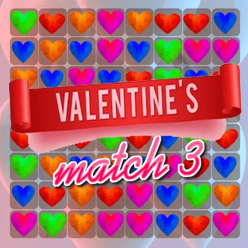 Valentine's Match 3 - Free Unblocked Game