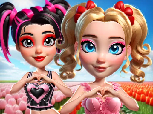 Vibrant Hearts Glamour vs Punk - Free Unblocked Game