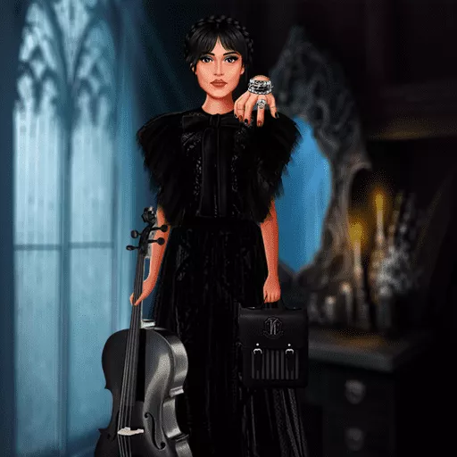Wednesday Dress Up Adames - Free Unblocked Game