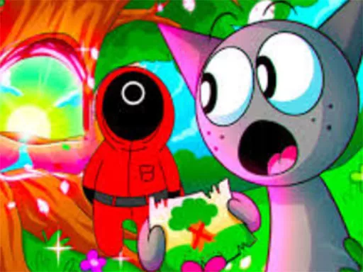 When Sprunki Meet Squid Game - Free Unblocked Game