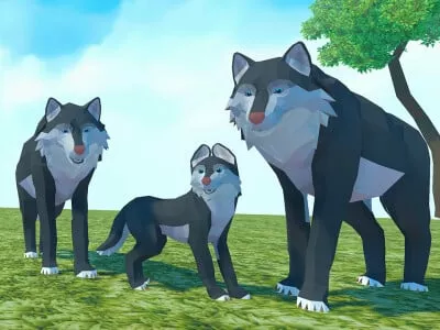 Wolf Family Simulator - Free Unblocked Game