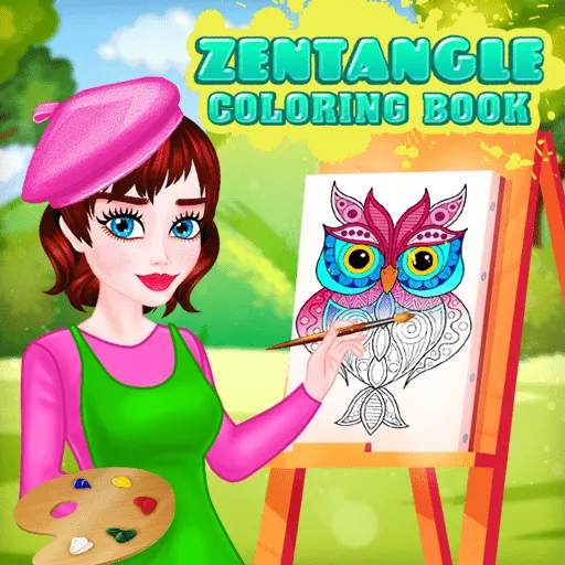 Zentangle Coloring Book - Free Unblocked Game